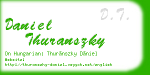 daniel thuranszky business card